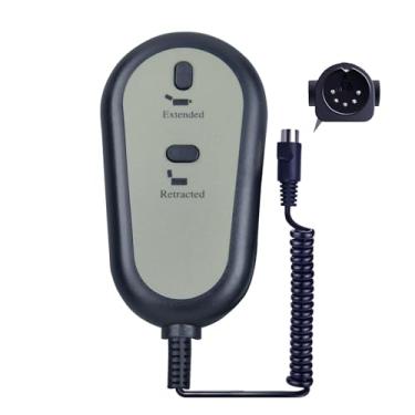 Imagem de ZWP Substituição remota de cadeira elevatória, controle remoto de 2 botões, substituição de reclinável de plugue de 5 pinos para cadeira reclinável Okin Limoss Dewert Power, cadeira preguiçosa