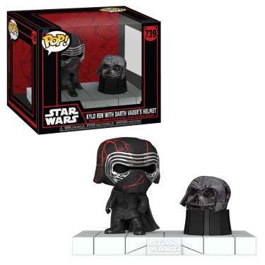 Imagem de Boneco Funko Pop! Deluxe StarWars Kylo e Máscara Darth Vader