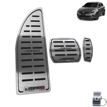 Imagem de Descanso de Pé Pedaleira Automático Preto Fiat Argo S-Design