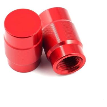 Imagem de Tampa de válvula de pneu de roda de motocicleta compatível com Y&AMAHA MT07 FZ07 MT09 FZ09 FJ09 MT03 MT25 MT125 MT10 FZ10 MT-07 2021-2024 (M Vermelho)