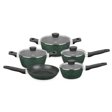 Imagem de Conjunto de Panelas Indução Carmela Vanila 05 Peças