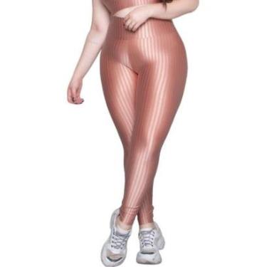 Imagem de Calça Legging Plus Size New Zig 3D Bella Fiore Poliamida Cós Alto Academia Moda Fitness Musculação-Feminino