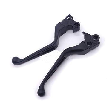 Imagem de Remaiw moto Alavancas de embreagem de freio pretas adequadas para Harley Sportster XL 883 1200 1996-2003