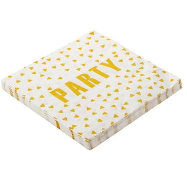 Imagem de Guardanapo De Papel Decorado 33Cm Folha Dupla Prata Festas (Party)