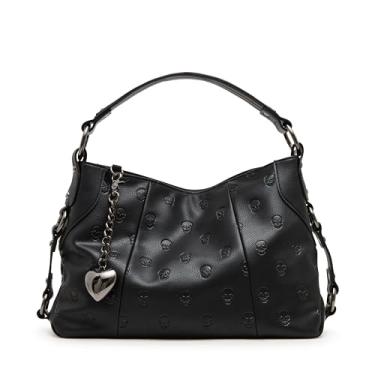 Imagem de Betsey Johnson Bolsa de ombro articulada, preta