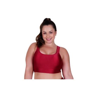 Imagem de Top de Academia Grande Plus Size Fitness 46 48 50 - c7 TOP NICOLE - BY