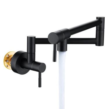 Imagem de Faucet Fuller Faucet Fransiton Matte Black Brass Wall Mount