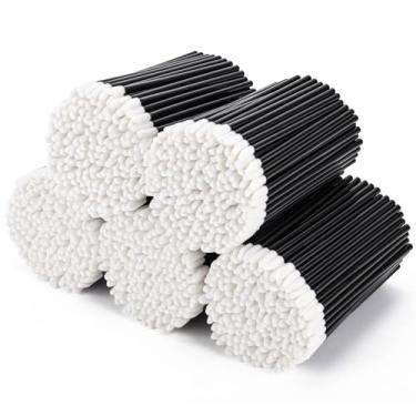 Imagem de 500 varinhas descartáveis para lábios – pincéis labiais, aplicadores de batom e brilho – pincel aplicador de maquiagem sem fiapos, ferramenta de beleza