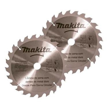Imagem de KIT 2 DISCO 185x20mm 24DENTES D-51340 MAKITA