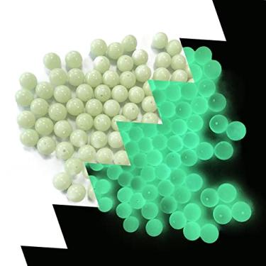 Imagem de TOPRADE Bolas de munição de estilingue que brilham no escuro contas luminosas para tiro de estilingue visando treinamento de alvo, praticando, aproveite jogos de estilingue e melhore as habilidades de
