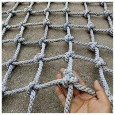 Imagem de Rede de escalada de parquinho para crianças e estudantes, conjunto de baloiço ao ar livre na selva e jardim interno (6 mm x 15 cm, 1 x 6 m/3,3 x 19,21 m)