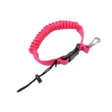 Imagem de MotiveTech Câmera de Mergulho Cordão de Segurança com Clipes Cinta de Transporte Mola Corda Elástica Liberação Rápida Fixação Estável para Câmeras Dispositivos D, Rosa