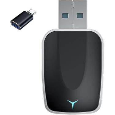 Imagem de Adaptador de carro sem fio para CarPlay 2 in 1 - Conversão instantânea de com fio para sem fio, Plug & Play, design mini estável, compatível com iPhone iOS 10+ e veículos com CarPlay com fio