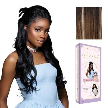 Imagem de Sensationnel Glamora Lace Front Wig - Glam Unit 4 Glueless 13x4 Laceparting Ready to Wear Synthetic Preplucked Hairline (BALAYAGEMOCHA)
