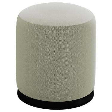 Imagem de Puff Puf Para Sala Base Metal Saien Linho Sl 76 Peer Sl 76 - PERFAN MÓ