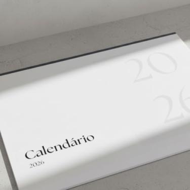 Imagem de Calendário de Mesa 2026 | Desk Planner Anual A4 Arwetech - Bloco Organizador para Escritório e Produtividade