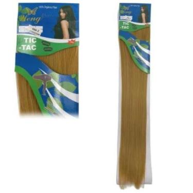 Imagem de Extensão de Cabelo Aplique Tic Tac Orgânico  70cm - Diversas Cores - M