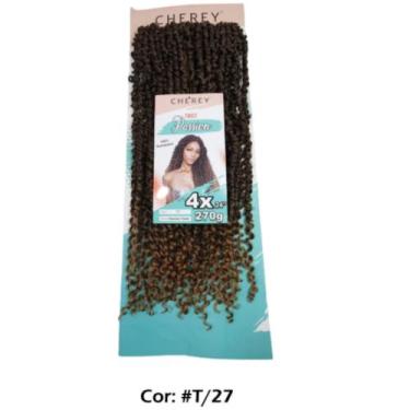 Imagem de Cabelo Trançado Cacheado Caracol Sintético Passion Twist - bbless, 1b2