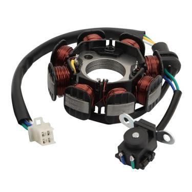 Imagem de WOOSTAR Substituição do estator magnético de 8 bobinas de 4 fios para Suzuki GSX110 FX110 FD110 Viva 110 Best110 OEM 32101-30D00