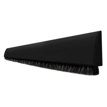 Imagem de Veda Porta Escova Ajustáveis Universal 1,00mt Comfortdoor, Preto