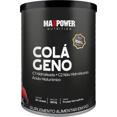 Imagem de Colágeno Em Pó Max Power Frutas Vermelhas 30 Doses 360g