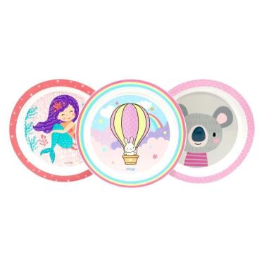 Imagem de Pratos Mágicos Para Crianças: Coala, Sereia E Balão - Diversão Garantida Nas Refeições