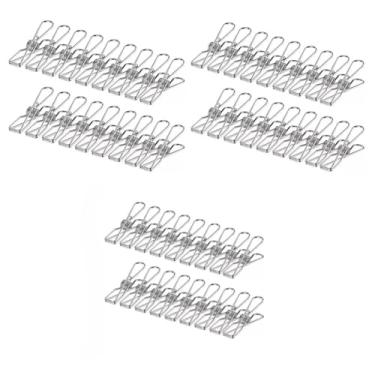 Imagem de 60 Prendedor De Roupa Inox Original Para Casa Cozinha