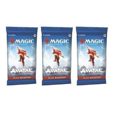 Imagem de 3 Packs Magic The Gathering Play Booster Pack Lot MTG Avatar The Last Airbender