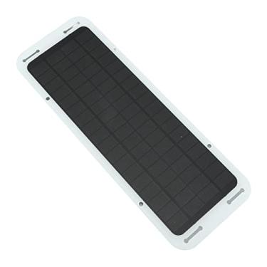 Imagem de Domary Kit de Painel Solar 5W 12V, Painel Solar Portátil de Silício Monocristalino para Barco de Motocicleta, Vem Com Carregador de Bateria Solar, Clipe de Bateria, Plugue OBD e 4