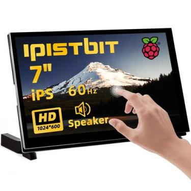 Imagem de Monitor de tela sensível ao toque Ipistbit Raspberry Pi 7 polegadas 10