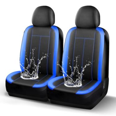 Imagem de HChengkikz Capas de assento à prova d'água, forro de neoprene capas de assento de carro pano premium, capa de assento de carro compatível com airbag, durável, ajuste universal para a maioria dos