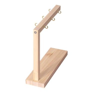 Imagem de harayaa Suporte Organizador para Amostras de Esmalte, Expositor para Palitos de Esmalte, Organizador para Unhas Postiças, Dicas de Salão de Beleza e Loja, L 20x6x17.5cm