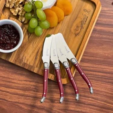Imagem de Lets Eat It, Faqueiros, Kits de Facas, Colheres, Espátulas e Saca-Rolhas – Variações de Cores e Modelos Laguiole (Bordeaux, Kit 4 Espátulas Patê)