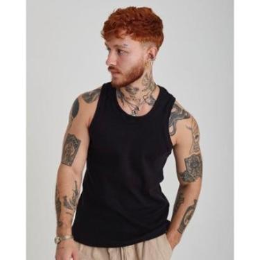 Imagem de Regata Elastic Canelada - Masculina-Masculino