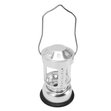 Imagem de RiToEasysports Lanterna de Vela, Suporte Portátil para Luz de chá Suspensa Com Design Vintage para Camping, Pesca e Decoração Ao Ar Livre, Base de Liga de Alumínio Com Fundo de Borracha, Iluminação