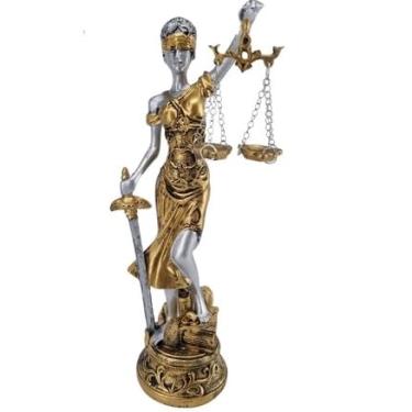 Imagem de Estátua Deusa Da Justiça Themis Dama - Advocacia Resina - Decoração