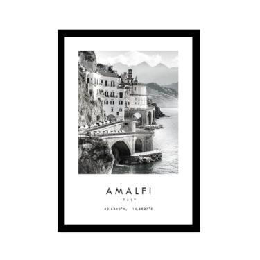 Imagem de Pôster de cidade preto e branco - impressão de viagem Roma Las Vegas Veneza Paris Sydney Amsterdam Amalfi Sanfrancisco Pintura em tela impressões de paisagem da cidade do mundo imagens de parede