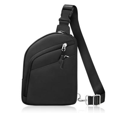 Imagem de TOPEAST Bolsa tiracolo antifurto - Pequena bolsa transversal para mulheres e homens, 2025 novo bolso com bloqueio de RFID, bolsa transversal leve, bolsa de pochete bolsa de peito para viagens,