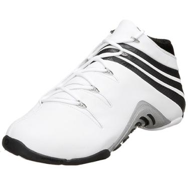 Imagem de adidas Sapato de basquete masculino Game Day Lightning 2, Corrida branca/preta, 11.5