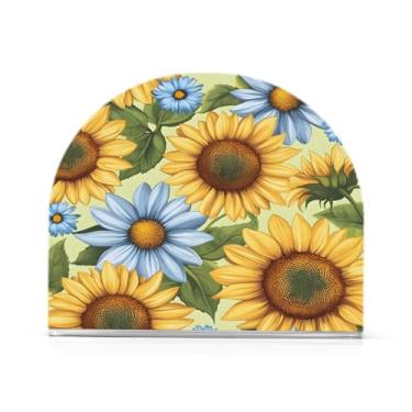 Imagem de xigua Lindo porta-guardanapos de girassóis para mesas – Porta-guardanapos para cozinha, porta-guardanapos de mesa, porta-guardanapos de coquetel, porta-guardanapos de papel138
