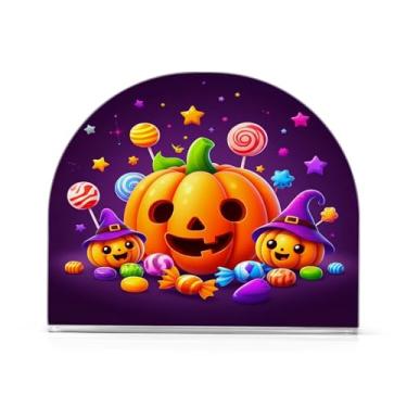 Imagem de Wassud Abóbora decorada com porta-guardanapos de acrílico, dispensador de guardanapo de papel moderno em forma de U para mesa, cozinha, sala de jantar, bancada 1 peça (comporta 50-60 guardanapos)