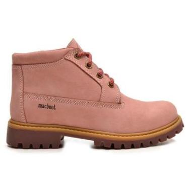 Imagem de Bota Cano Médio Macboot Mini Lizzary 04 Rosa - 39-Feminino