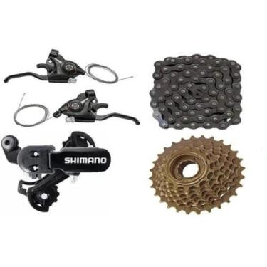 Imagem de Grupo Kit Marcha Bicicleta Aro 26 E 29 Cambio Shimano 21v - Gta, Yamad