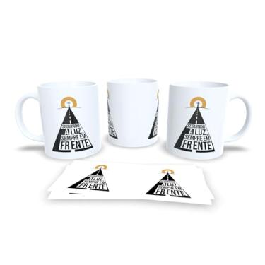 Imagem de Caneca Cristã com Frase 'Jesus é a Verdadeira Conexão 5G', Cerâmica Branca, Design Moderno, Presente Gospel (19448)