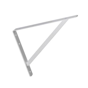 Imagem de Mão Francesa Leve em Aço 10X18Cm Branca Multivisão