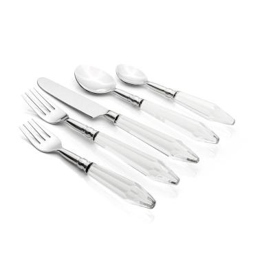 Imagem de Conjunto De Talheres Copa E Cia 30 Peças Garbo Luma Silver