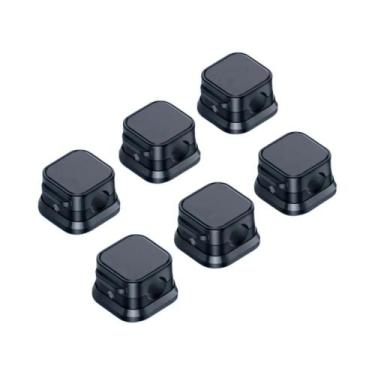 Imagem de Organizador De Cabos Magnético Ajustável 1/3/6 PCS Clips De Cabo Supor