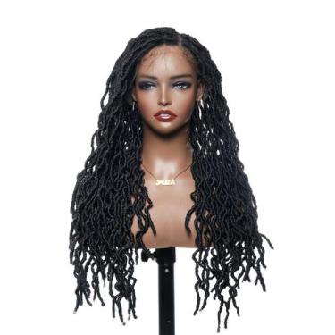 Imagem de Peruca JALIZA 24 Swiss HD Lace Locs sem nós para mulheres negras/homen