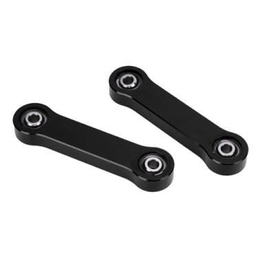 Imagem de Tbest Links Finais da Barra de Balanço da Motocicleta Kit Estabilizador Liga Alumínio Alta Resistência Substituição para Ryker 600 900 Rally Esporte (Preta)