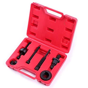 Imagem de ECCPP Conjunto de ferramentas de instalação de extrator de polia de bomba de direção hidráulica, ferramentas de instalação de desmontagem de polia de bomba adequadas para Ford para GM